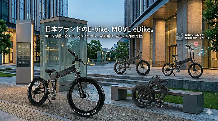 MOVE.eBike徹底調査｜日本発E-bikeの実力・価格・モデル比較